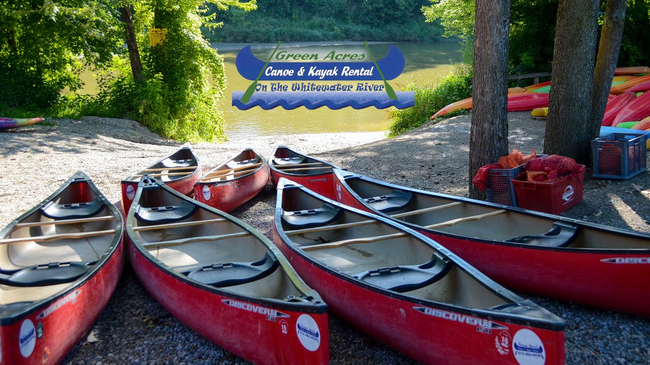 Green Acres Canoe &amp; Kayak Rental - Cincinnati - YouTube