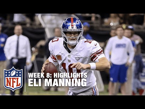 Eli Manning Highlights (Week 8) | Giants vs. Saints | NFL