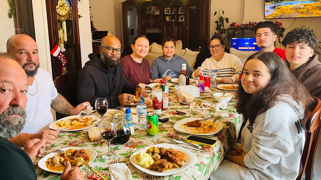 Último Almoço em Família …Frango Panado e Ervilhas….Os Filhos de Volta à Bermuda 😢