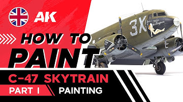 HOW TO PAINT | C-47 SKYTRAIN 1/48 | PART I | PAINTING AND EFFECTS USAAF SCHEME
