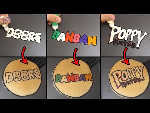 Jumpscare <strong>Game</strong> Logo Pancake <strong>art</strong> - Roblox Doors, Garten of Banban, Poppy Playtime