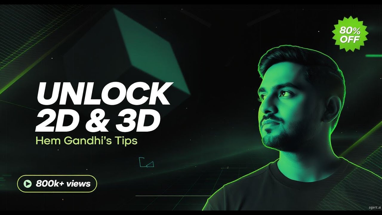 Unlock 2D & 3D Animation Skills with Hem Gandhi Expert Tips & 80% Off Offers! 80,0000 + VIEWS .....
