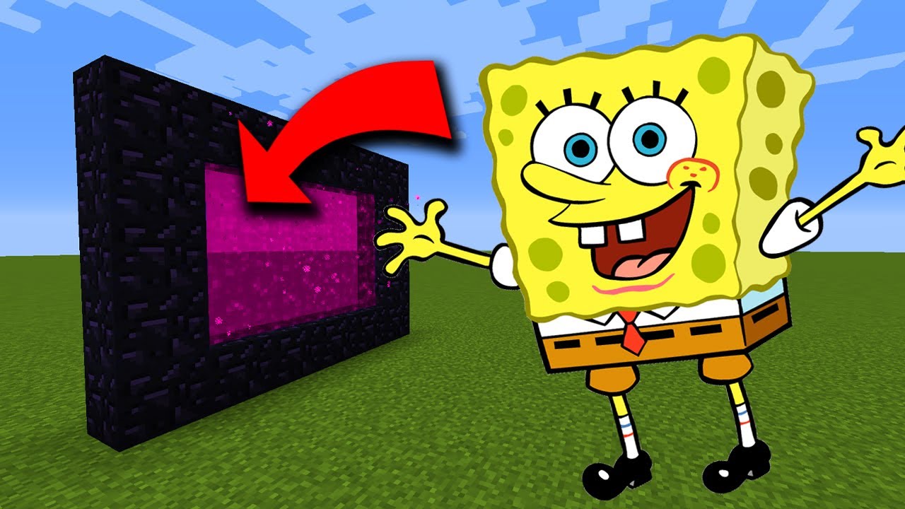 How To Make A Portal To The Sponge Bob Dimension In Minecraft! YouTube