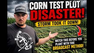 Broadcast Corn DISASTER Storm Flattens My Test Plot!
