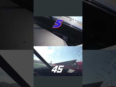 An in-car look at what happened between Bubba Wallace and Kyle Larson in Stage 2 #shorts