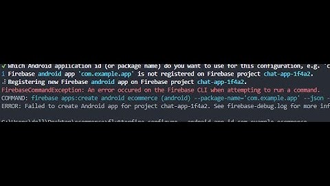 FirebaseCommandException An error occured on the Firebase CLI when attempting to run  حل مشكلة