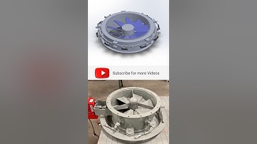 Variable Inlet Vane Damper Design in SolidWorks | Showcase #Shorts | Master CAD Studio