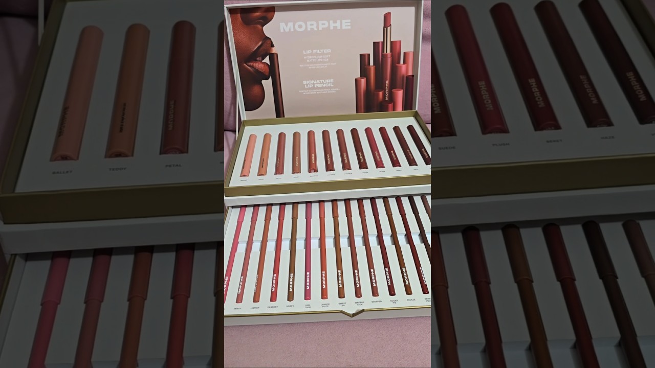 New! Morphe Lip Filter Matte Lipsticks and Signature Lip Pencils! 