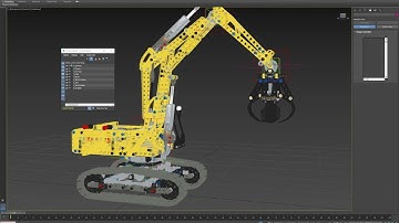 Part 1 - 3dsmax Lego Excavator Mechanical Rigging Tutorial