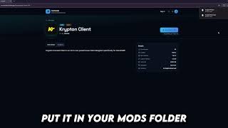HOW TO GET KRYPTON CLIENT FOR FREE DONUT SMP 1 21 11
