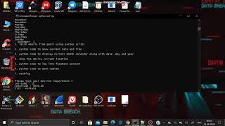 Python script interacting with OS