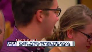 Student petition high school after no moment of silence on 9/11