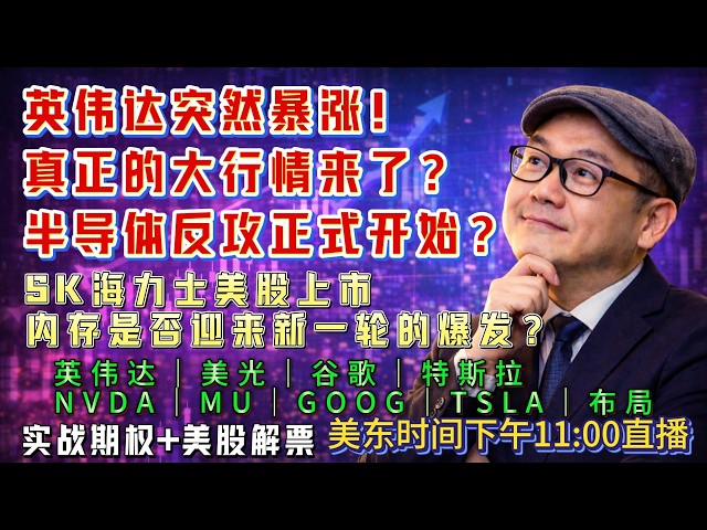 【美股7月9日盘前必看分析】海力士上市！半导体全面反攻？英伟达、AMD、美光、博通还能追吗？#美股#纳指#美股分析#美股投资#AI#存储芯片#美光#英伟达#AVGO#谷歌#特斯拉#股市分析