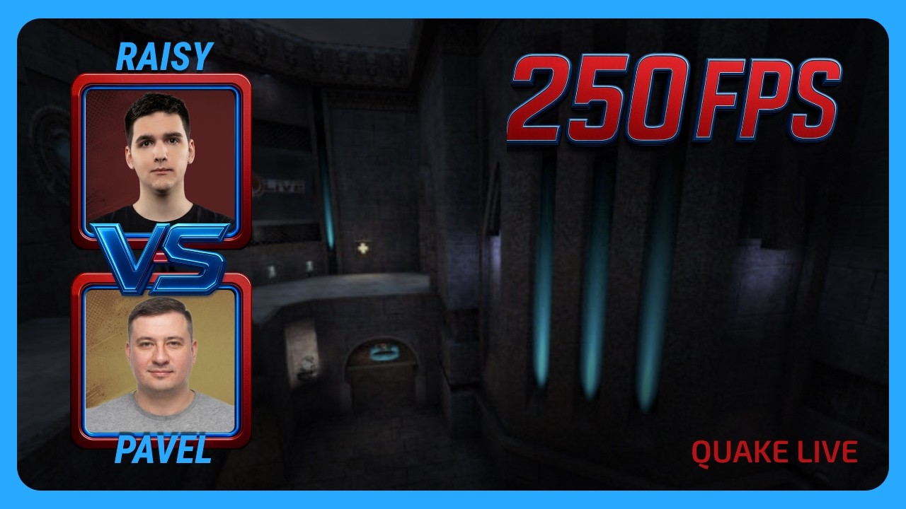 Павел против Рейзи | 250 кадров в секунду, 4 сезон Quake | EN | Quake Live