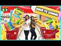 BACK TO SCHOOL SUPPLIES SHOPPING CHALLENGE