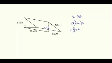 Volume of a Triangular Prism Example 2