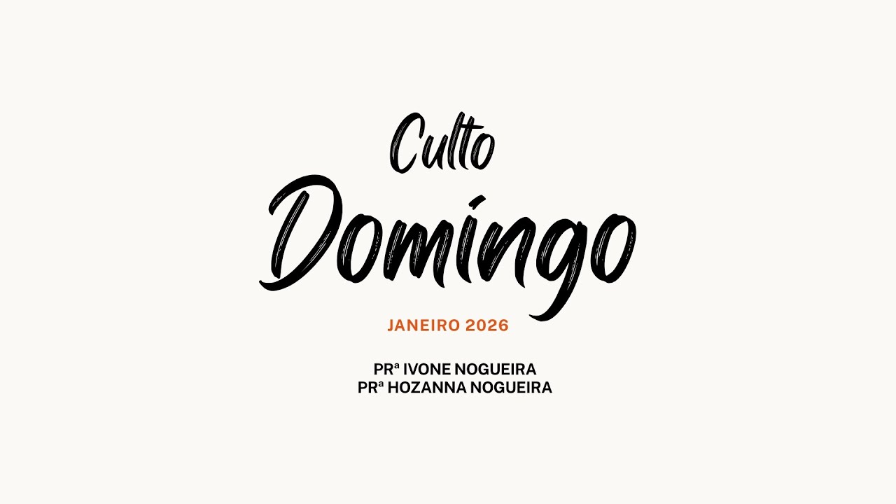 CULTO - 18/01/2026