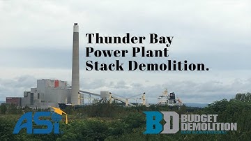 Thunder Bay Power Plant Stack Demolition Engineering