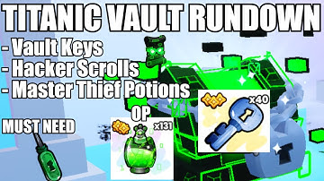 How to get Vault Keys and Hacker Scrolls in PETS GO! MASTER THEIF POTIONS | VAULT KEYS = GOD POTION