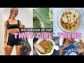 THAT girl routine | healthy meals, HIIT workout, groceries!
