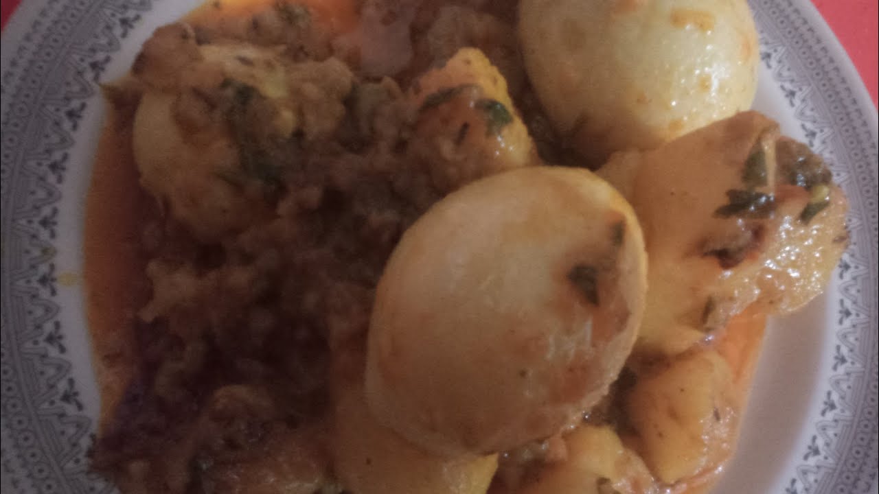 spicy potato Egg Masala Dry potato egg Masala By L.K Foodies YouTube
