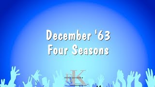 December '63 - Four Seasons (Karaoke Version)