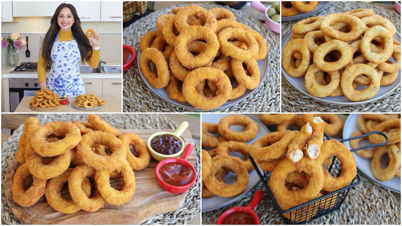 دبارة كاملة بصدر دجاج فقط😊دونتس الدجاج القرمش يعشقها الكبار والصغار مع حلقات البطاطا ملا خفة وبنة😍