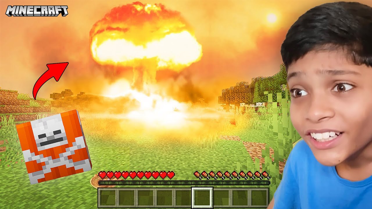DESTROYING EARTH with the MOST POWERFUL TNT in MINECRAFT