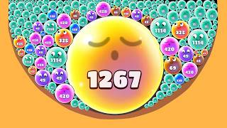 JELLY DROP (Puff Up Puzzle) - ASMR Gameplay Android iOS • Number Ball Merge Math Games! screenshot 5