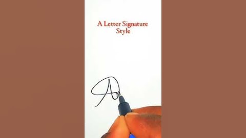 Amrita Name Signature Style ✍️ | A Letter Signature Style #signature #art #viral #shorts #trending