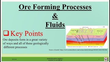 Ore Forming Processes and Fluids/ Economic Geology