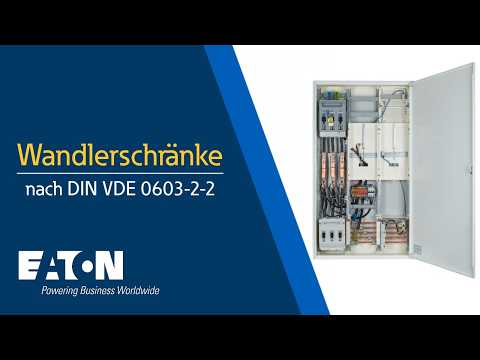 Transformer Cabinets compliant with DIN VDE 0603-2-2