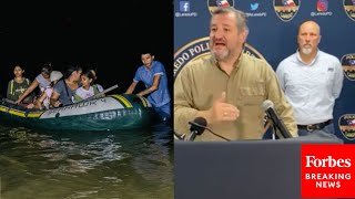 JUST IN: Ted Cruz, Chip Roy Rip Biden For Continued Migrant 'Crisis' In Visit To Border Community