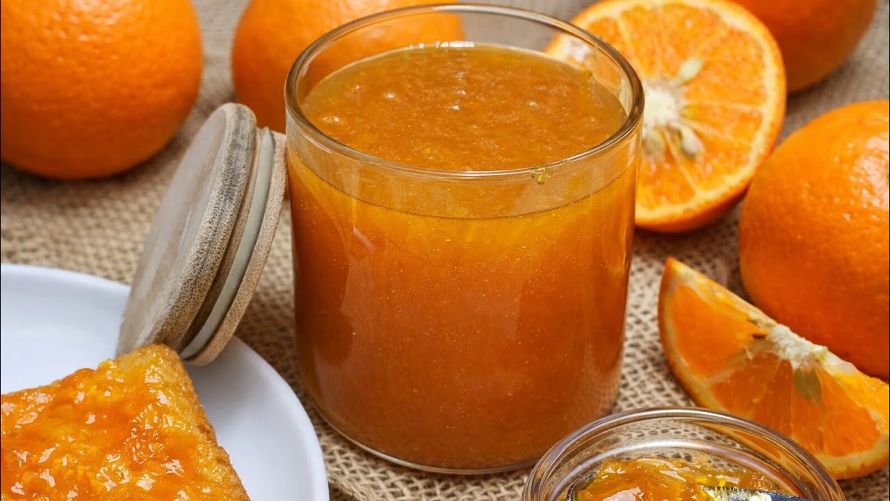 Sweet Homemade Orange Jam for Ramadan Iftari 🍊 | how to make orange jam | orange jam recipe
