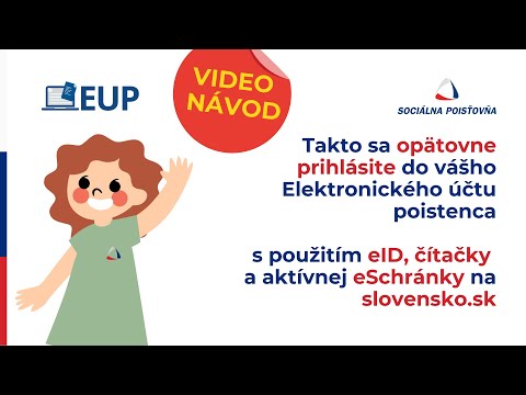 NÁVOD: Prihlásenie sa do Elektronického účtu poistenca s pomocou el. občianskeho preukazu (eID)