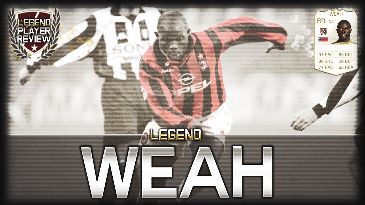 FIFA 14 UT - Legend Weah || Ultimate Team Legend 89 Player Review + In Game Stats