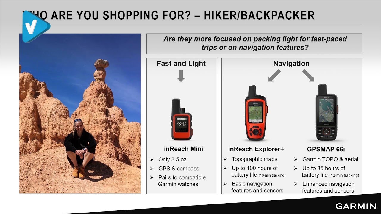 Garmin Guide inReach inar Choosing an inReach Device YouTube