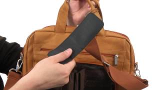 G Kenneth Cole Reaction Double Top Zip Portfolio Computer Case  SKU:7653010