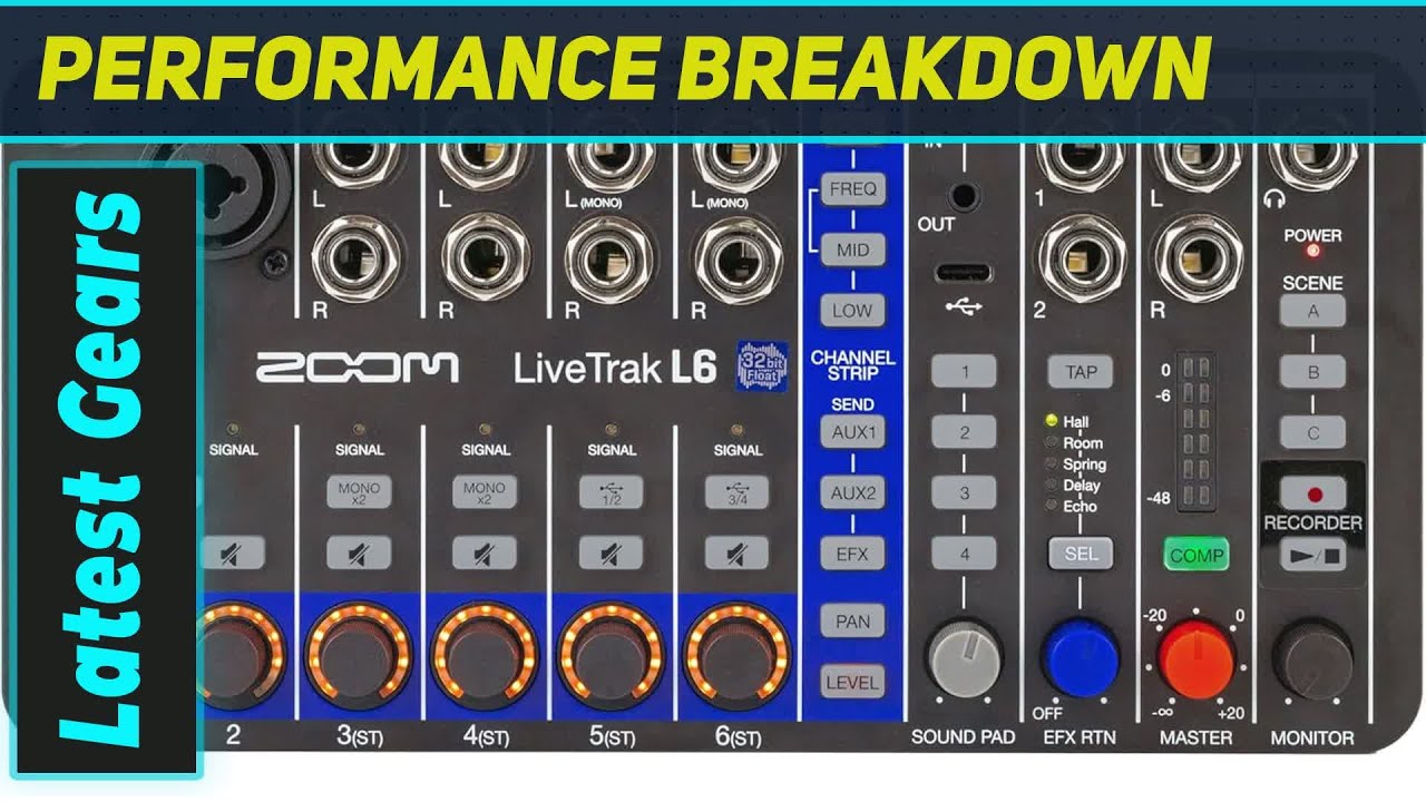 Zoom LiveTrak L6: The Ultimate Portable Studio