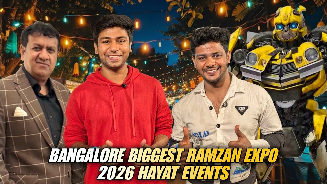 Bangalore Biggest Ramzan food Mela Expo 2026 Hayat Events | amusement park | shopping expo 2026