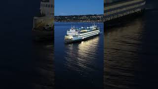 Midnight Escape: Ferry Ride Through Edmonds at Night