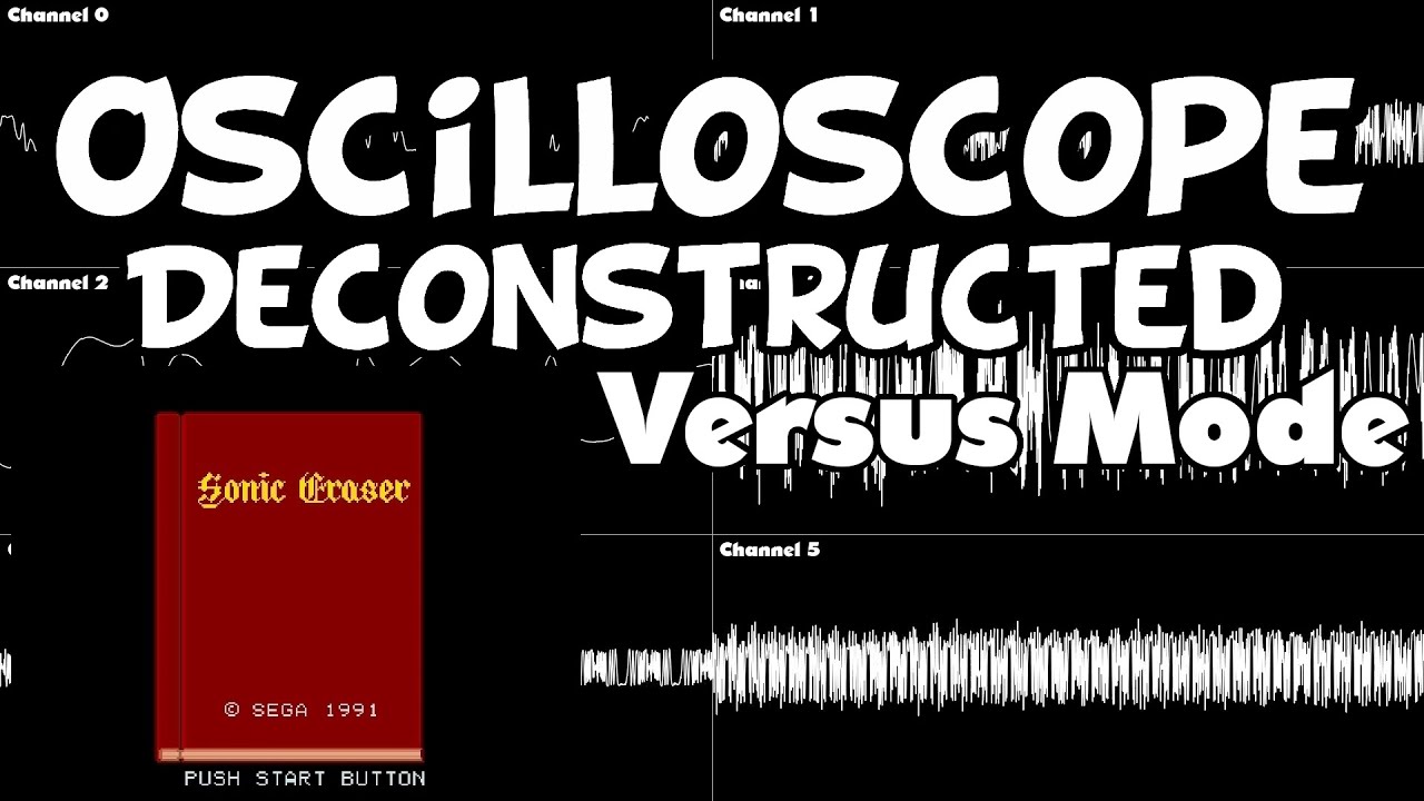 Sonic Eraser - Versus Mode - Oscilloscope Deconstruction