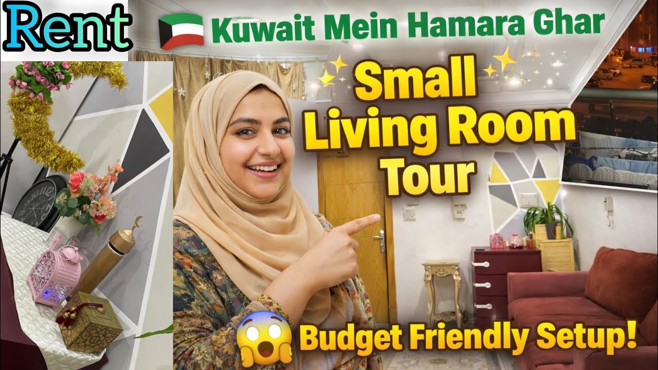 Indian Family Home Tour in Kuwait 🇰🇼 | Small Living Room + Kids Bedroom |cost of living 