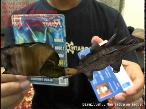 Augmented Reality (AR) - Multi Marker Detection on DFusion Studio - YouTube