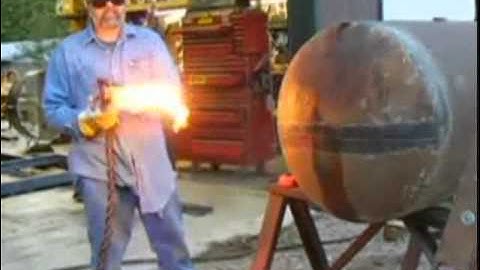 Cutting a Propane Tank