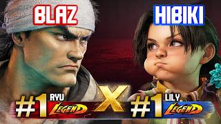 🔥 SF6 — BLAZ vs Hibiki (Ryu vs Lily)🔥YOU PROBABLY MISSED THIS!