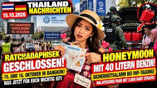 🇹🇭 Thailand News: Bangkok road closed | Gasoline alert | Swiss President | 10/15/26