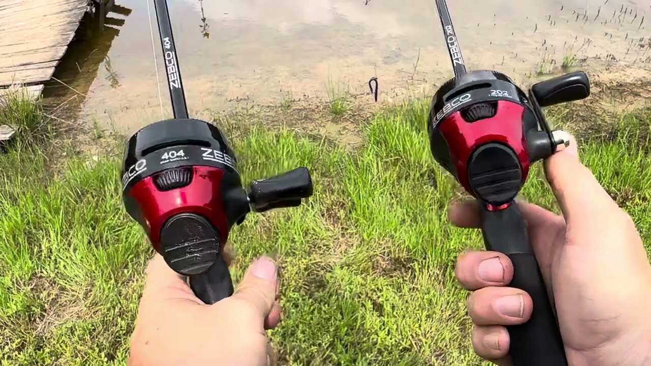 How to Cast With a Zebco 404 Push Button Fishing Reel 