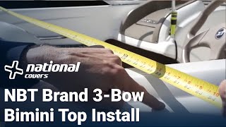How To Install A Bimini Top - 3-Bow - National Bimini Tops Brand | National Covers