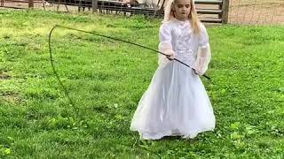 5 Year Old Double Cracking Whip